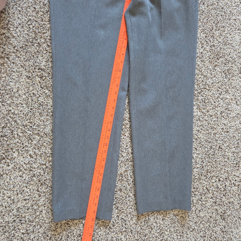 Vintage Levis Action Slacks Mens 33x32 Gray Dacron Polyester Dress Pants 113-011 - Picture 3 of 7